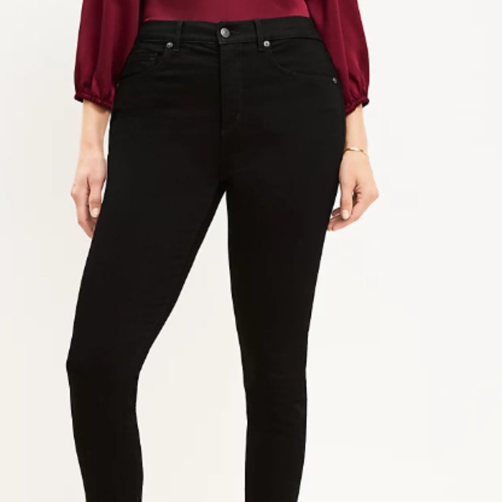 Ann Taylor Loft Curvy Straight Jeans